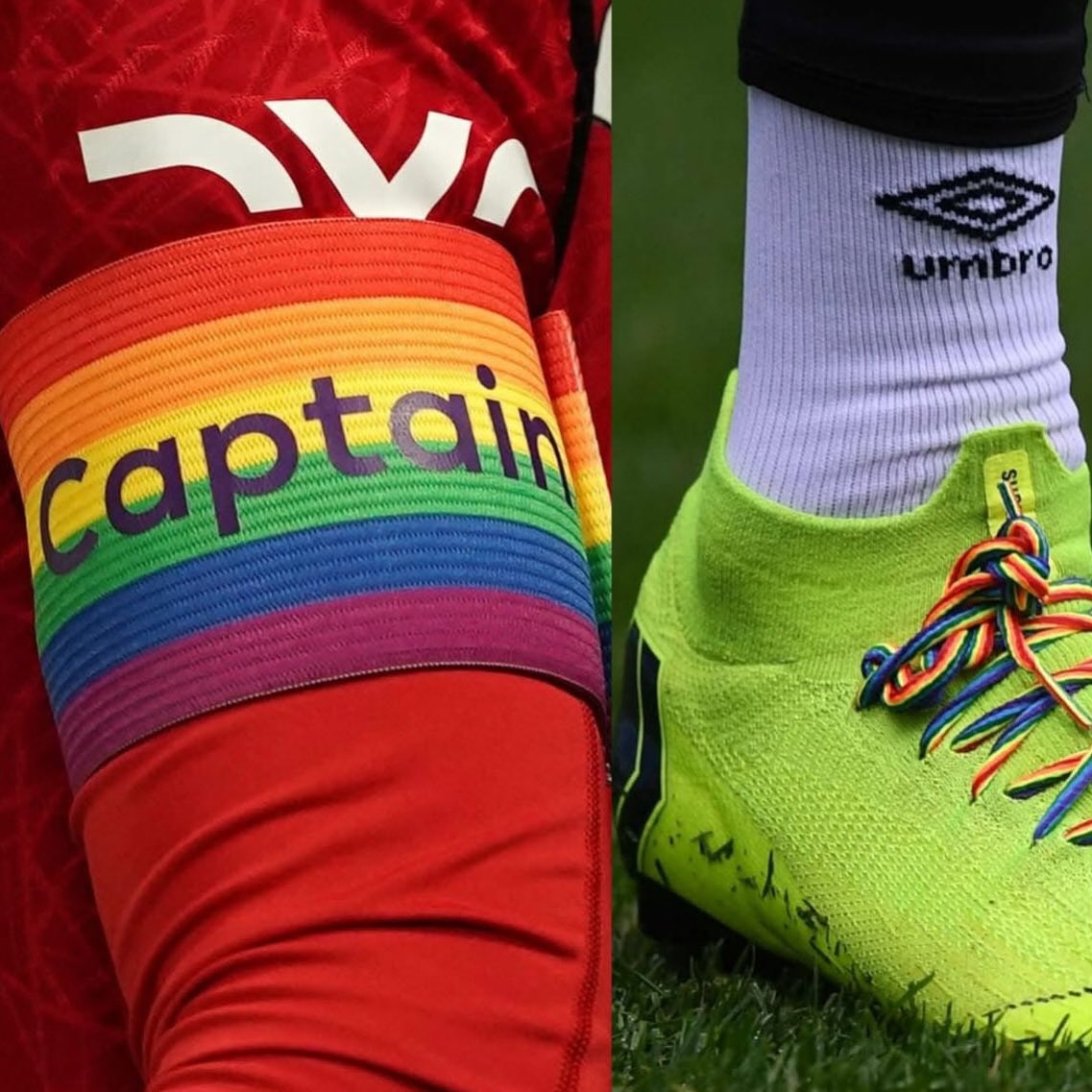 🏴󠁧󠁢󠁥󠁮󠁧󠁿 The Premier League has announced a ban on rainbow laces and captain’s armbands for the upcoming season, stating that the initiative was causing more controversy than positive impact.