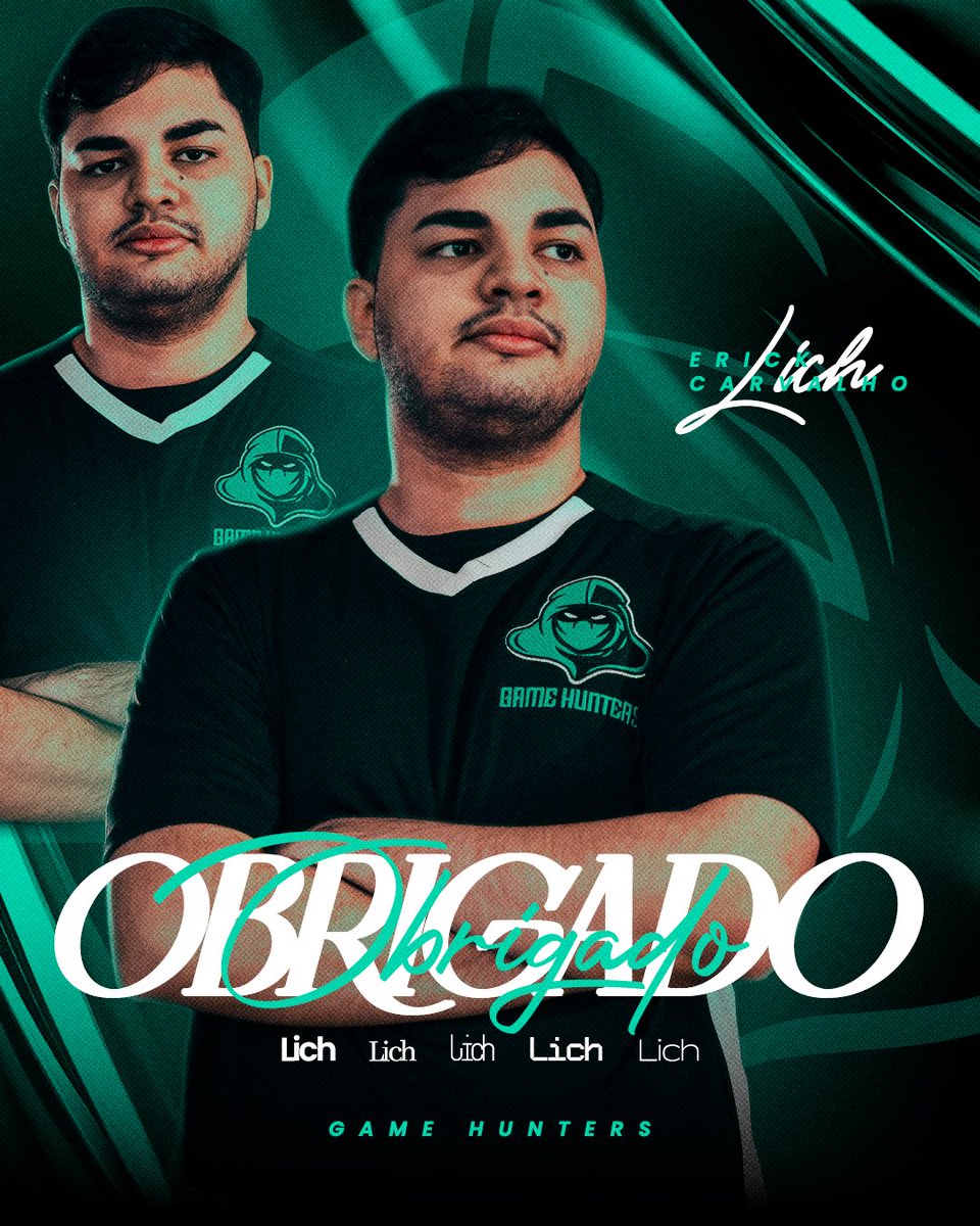 GameHunters (@gamehunterscs2) on Twitter photo 🟢 Lich no banco ⚫️
A partir de hoje, <a href="/LichFPS/">Erick Carvalho</a> está no banco da equipe principal.
Ele marcou nosso primeiro ano com garra e dedicação. Seguimos juntos nessa nova fase.
📩 Interessados, entrem em contato por DM ou email. #GameHunters #CS2 🟢 Lich no banco ⚫️
A partir de hoje, <a href="/LichFPS/">Erick Carvalho</a> está no banco da equipe principal.
Ele marcou nosso primeiro ano com garra e dedicação. Seguimos juntos nessa nova fase.
📩 Interessados, entrem em contato por DM ou email. #GameHunters #CS2