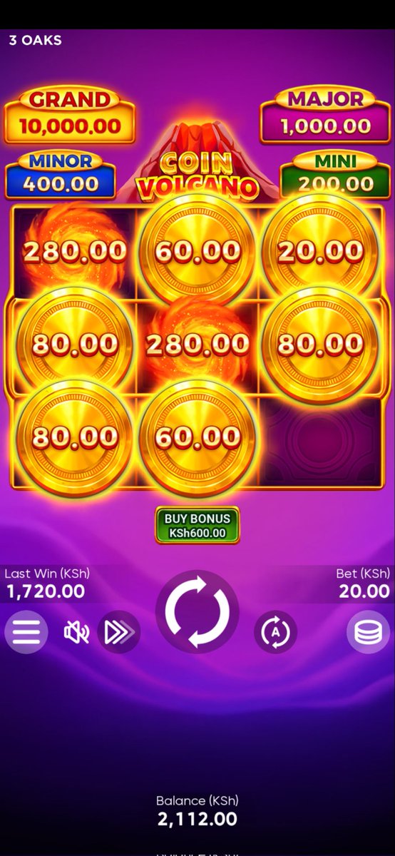 This is  ONLY IN MEGAPARI ✅ 🤑 🤑 🥳 

Just With a stake 20 bob 🥳
 Casino game 🔥 

Coin volcano 

Reg #MEGAPARI Today 
  And play and wait for a boom🤑
✅ Get Upto Ksh 13000 Deposit Bonuse 

Register here wintweet.click/DMkvCx7G
promocode 👉 MAXON1