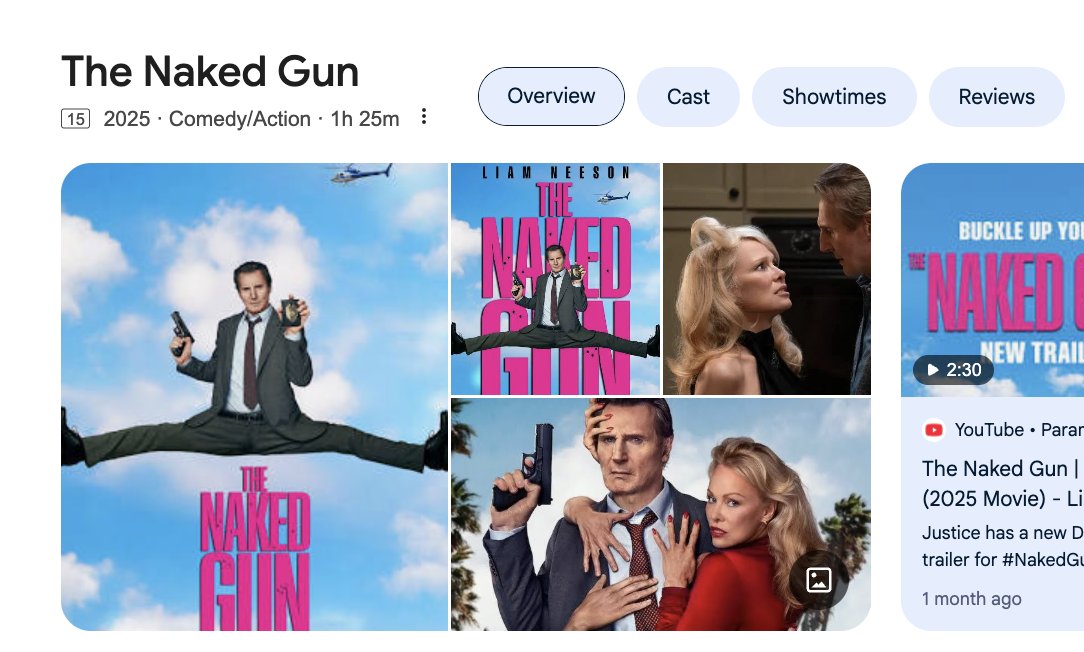 The Naked Gun &amp; The Naked Gun have the same run time.