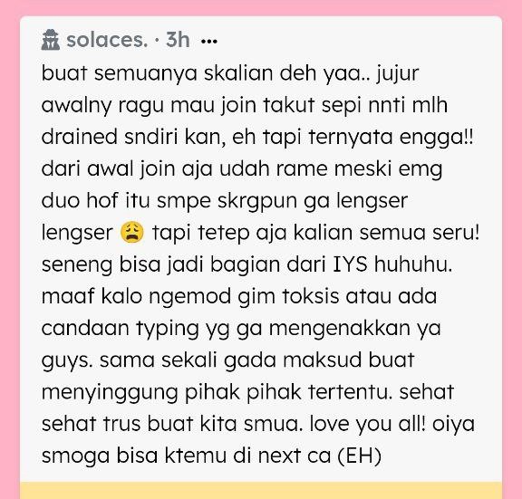 ME JUGA SAYANG SEKALI BANGET SAMA MY DRIFTERS GUE makasih udah Drifters, makasih udah jadi alasan hidupku jadi sangat berwarna selama semingguan ini 🥺🥺🥺🥺🥺🫰🏻🫰🏻🫰🏻🫰🏻