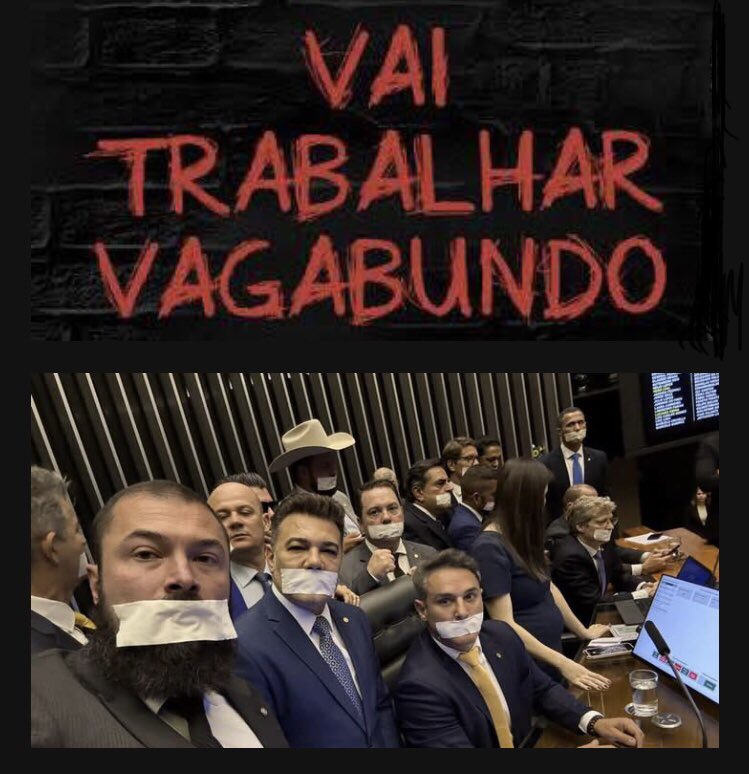 gagakindur's tweet photo. Toda vez que você pular da cama antes do sol, se enfiar num busão ou metrô lotado por horas e ralar o dia inteiro por um salário que mal dá pro mês, lembra de uma coisa:

é pra bancar a vida boa dessa corja folgada 👇

O BRASIL PRECISA CAMINHAR 
TRABALHA CONGRESSO https://t.co/2ABPDtjGUq