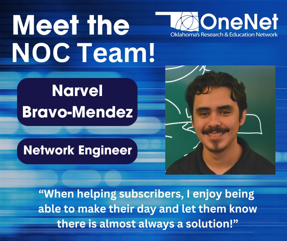 OneNetOK's tweet image. Meet OneNet&apos;s Network Operations Center team! They keep all of our subscribers connected, managing more than 1,300 circuits across the state. 

#OneNetConnects #WeAreOneNet