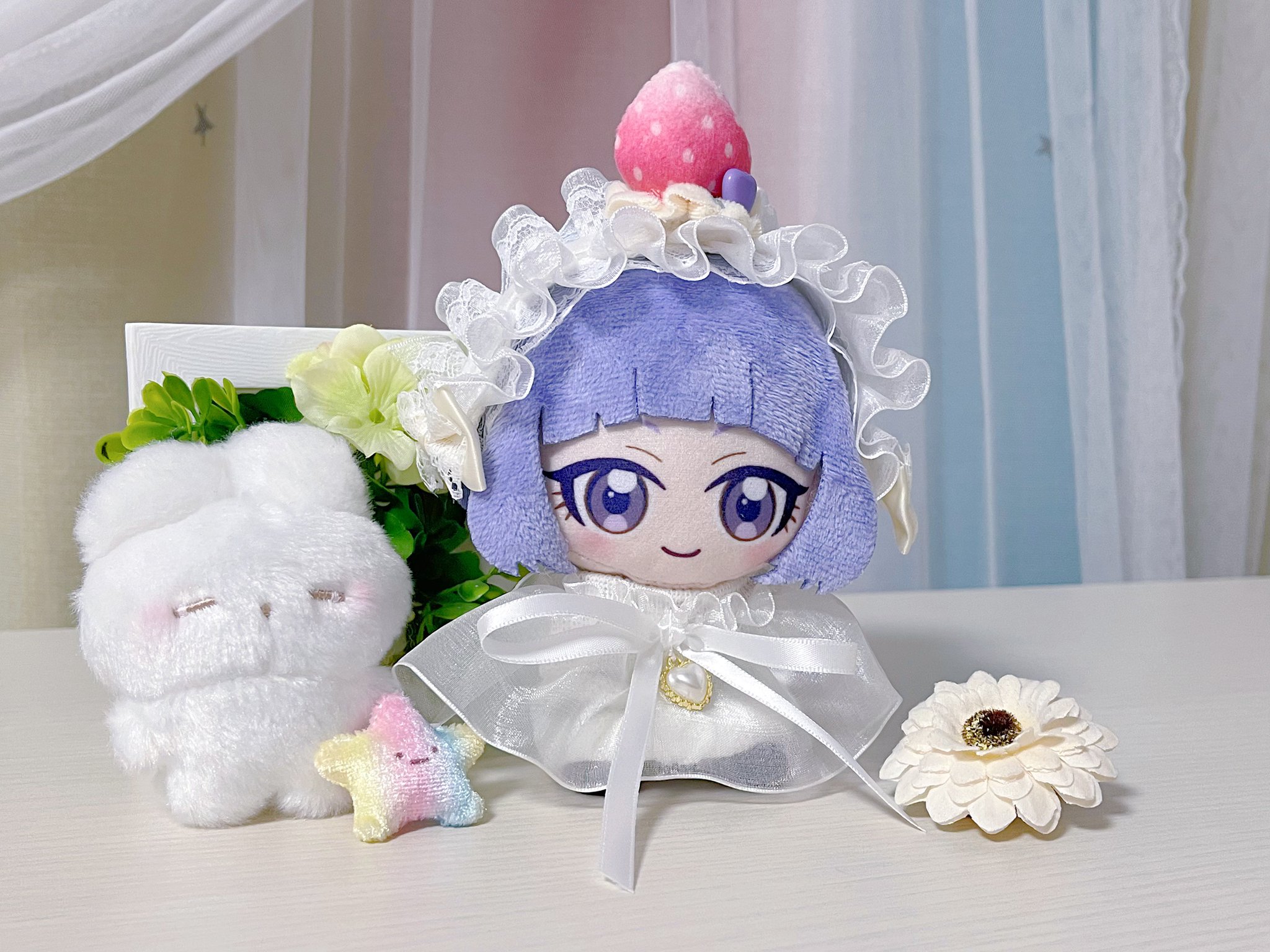 ふわふわショートケーキのようせいさん⋆* ぬいぐるみ ふわふわショートケーキのようせいさん⋆* ぬいぐるみ - メルカリ