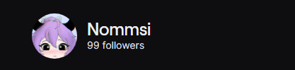 NommsiNomsense's tweet photo. My friends had a bet that they could get me to 100 followers before I've ever even streamed XD
Don't follow my channel XD let's keep them agonizing over being so close yet so far away haha
https://t.co/hSrVohOsLP
#Vtuberdebutsoon #vtuberdebut #envtuber https://t.co/j31esMtbLY