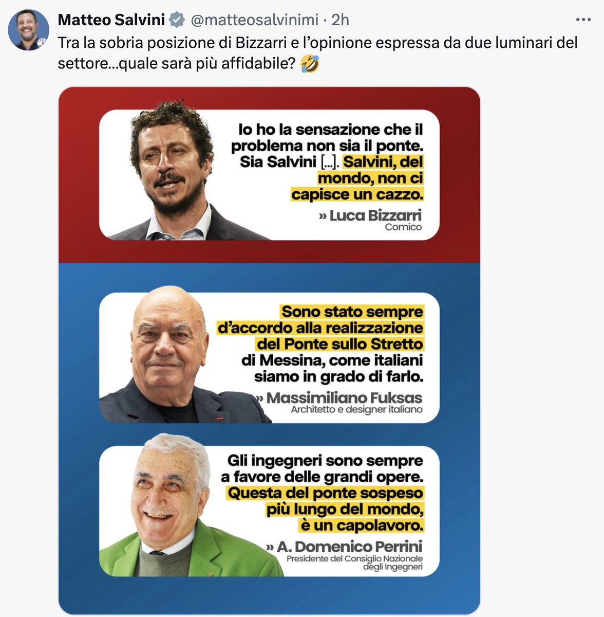 Lo squallore di un potere dello Stato che addita un comico: benvenuti nella democratura.