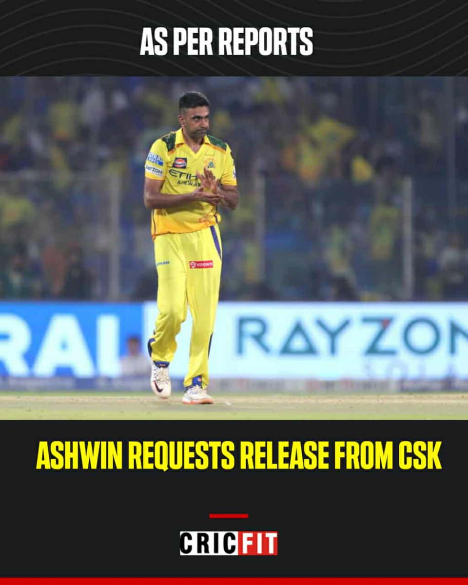 CSK’s spin era ends? Ashwin seeks new IPL home
#CSK #RavichandraAshwin