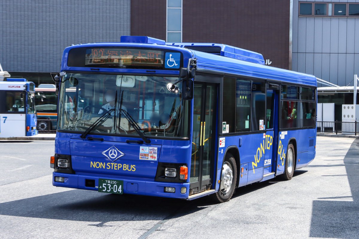 サンデン交通　　下関230あ53-04
PKG-KV234L2(07年式)
日野ブルーリボンⅡ

元都営バスのブルリⅡ