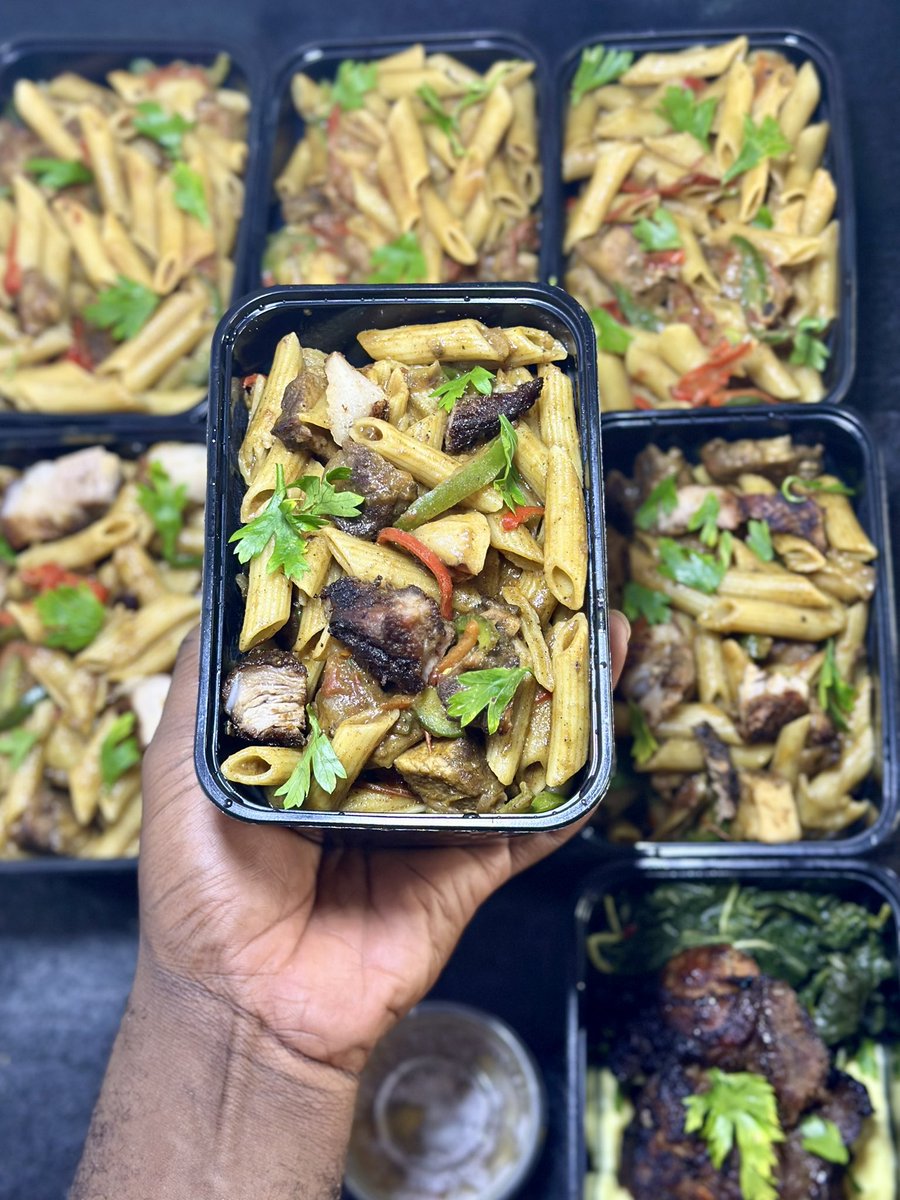 Jerk pork penne 🤩