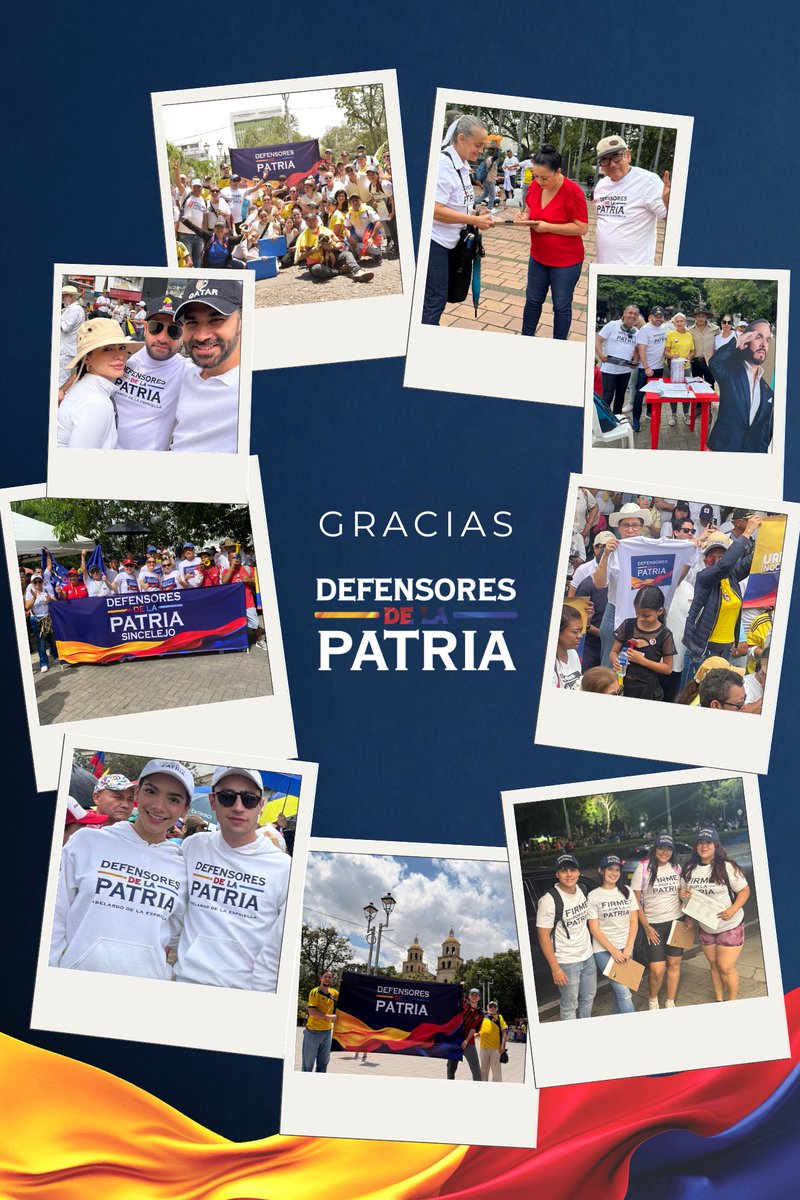 defensoresco's tweet photo. A todos los Defensores de la Patria
Nuestra gratitud por la masiva y ejemplar presencia en las calles el día de ayer. El tigre 🐯 Abelardo de la Espriella expresa su profundo agradecimiento y la motivación que le inspira ver a miles de compatriotas firmes en defensa de la Nación.

Este es un compromiso que no admite rendición. 
Continuamos trabajando unidos por Colombia.

Quienes aún no han solicitado su kit de Defensor, pueden hacerlo aquí: 👉 https://t.co/aZEADPJiF8 

#FirmePorLaPatria