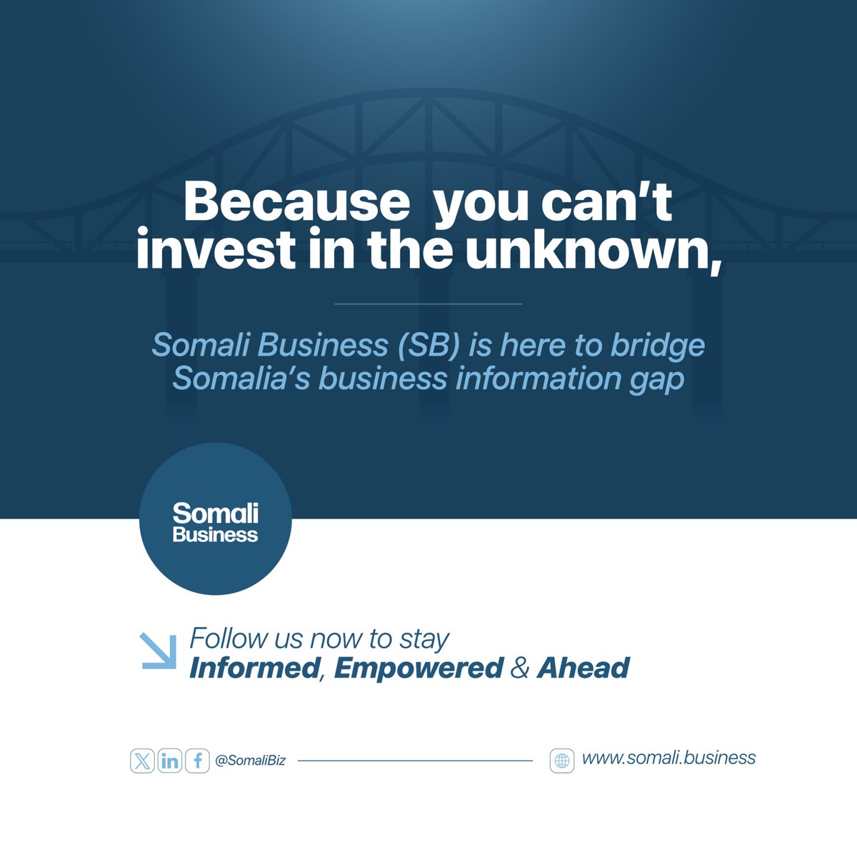 Somali Business (@somalibiz) on Twitter photo For in-depth research and market insights on Somalia from <a href="/SomaliBiz/">Somali Business</a>, click this link to subscribe to SB’s reports.
👇 🔗
lnkd.in/eR9vVPME
#SomaliBiz2025 #SomaliBiz #BusinessInSomalia #Somalia #SomaliEconomy For in-depth research and market insights on Somalia from <a href="/SomaliBiz/">Somali Business</a>, click this link to subscribe to SB’s reports.
👇 🔗
lnkd.in/eR9vVPME
#SomaliBiz2025 #SomaliBiz #BusinessInSomalia #Somalia #SomaliEconomy