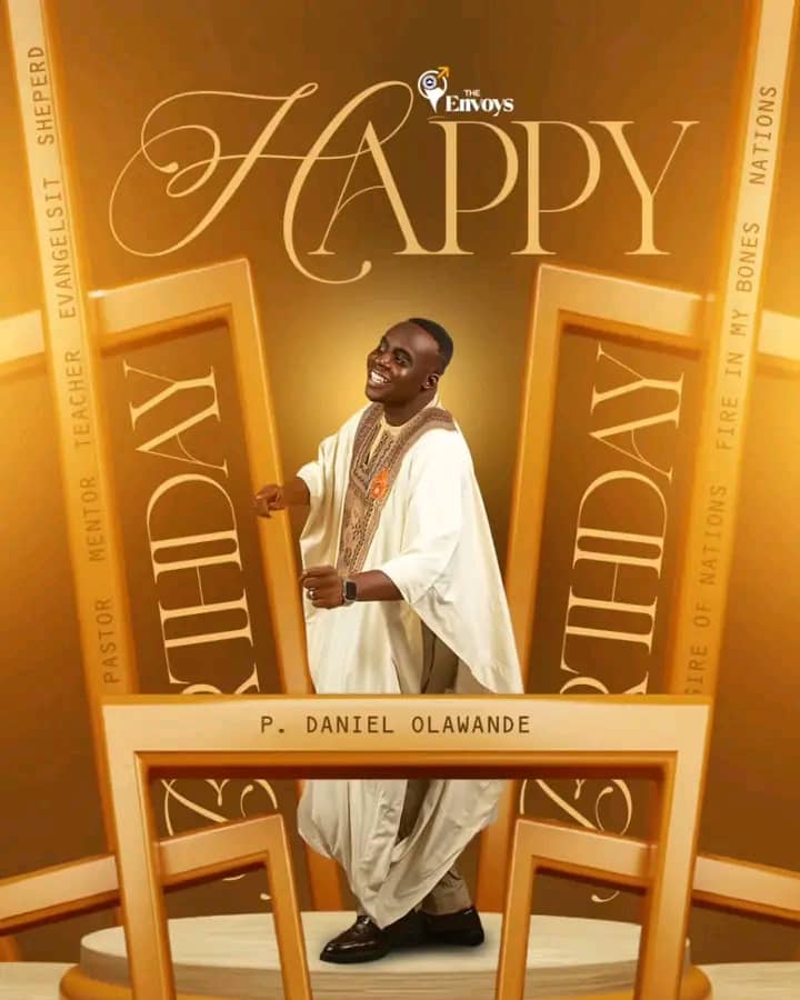 Happy Birthday P. Daniel Olawande
Long life and prosperity Sir
More Grace 
Deeper Dimensions in God Sir

Fire to the nations 🔥🔥🔥🫡
I celebrate Grace 🙇‍♂️