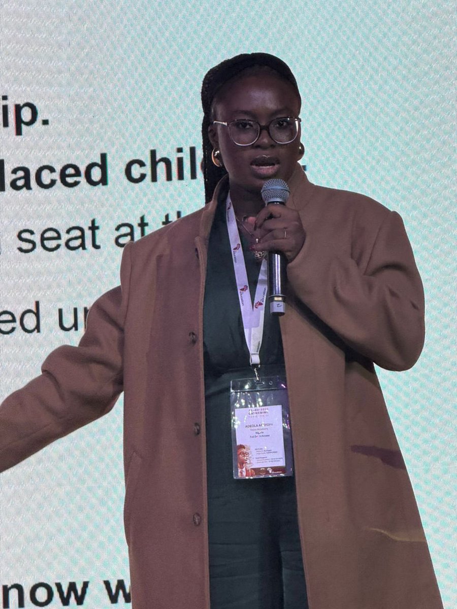 iamthedella's tweet image. I just stood on a global stage to speak about my work. Hello from South Africa! 🇿🇦

Just a few days ago, I was in the heart of Ile-Ife, working with the children and families we serve at Tsion Academy. Today, I stood on a global platform— sharing their stories, our impact, and…