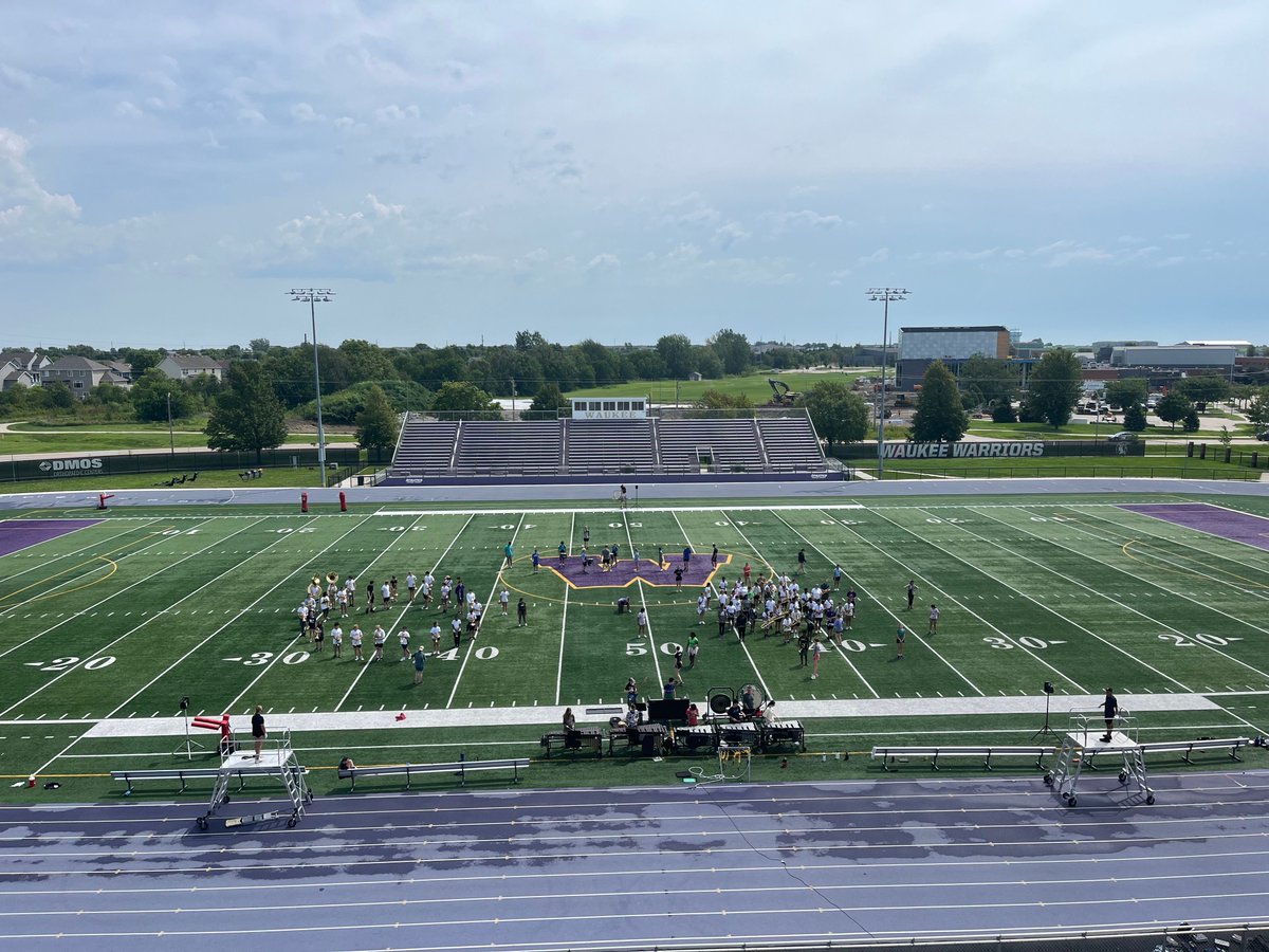 The Warrior Regiment had a great first week of rehearsals!  Next up: Band Camp!! #wwr #wearewaukee #colormyworld