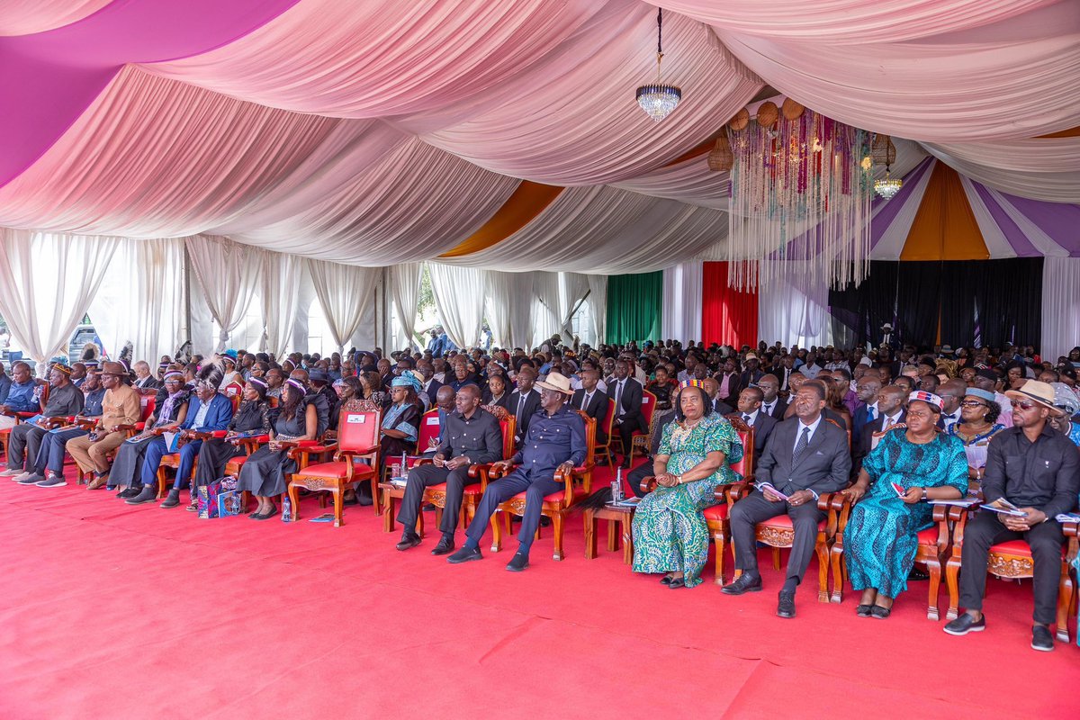 In high spirit, Kenyans from all walks of life led by H.E <a href="/WilliamsRuto/">William Samoei Ruto, PhD</a> &amp; PM <a href="/RailaOdinga/">Raila Odinga</a> thronged Wikondiek in Karachuonyo - Homabay to celebrate the legacy &amp; life well lived by Homabay's matriarch &amp; gender equity crusader Phoebe Asiyo.

Fare thee well Min Homabay.