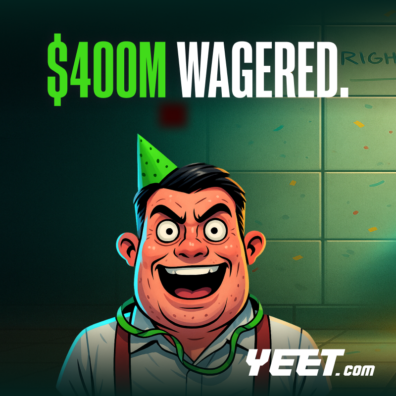 yeet's tweet photo. The world’s fastest growing crypto casino. Play now.