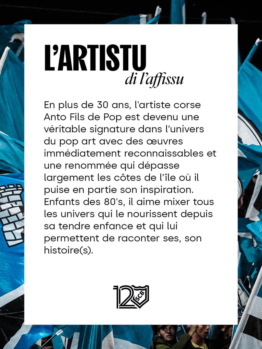 SCBastia's tweet image. S’avvicina Santa Maria 🔵⚪️

U 15 d’agostu, ritrovi a to piazza in Armand Cesari 🏟️

SC Bastia VS Pau FC

8 ore di sera 🕖

Artistu di l’affissu Antò Fils de Pop 🖼️

Forza Bastia ! 🔵⚪️

#sporting #scb #scbastia #sportingclubdebastia #sportingclubdibastia #forza #scbpfc