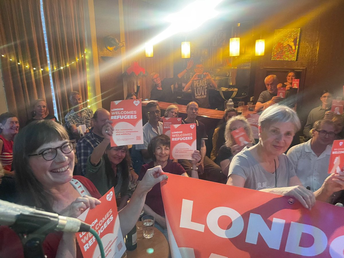 BekeleWoyecha's tweet photo. So good to have been at the #WelcomeWeekend event organised in Farringdon, London.
People celebrating long established tradition of welcome and solidarity.
People saying we #ChooseWelcome
@RefugeeTogether https://t.co/MM1FEYkHcQ
