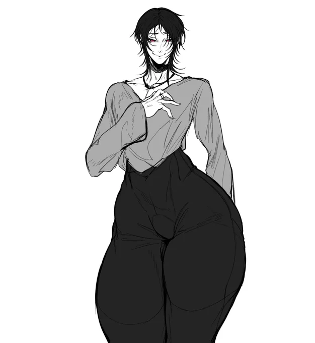 #私はこういう絵師です見た絵師全員参加 筋肉女子とメス男子が大好きです