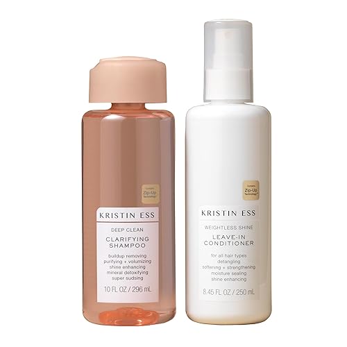 I just received Kristin Ess Hair Deep Clean Clarifying Shampoo &amp; Weightless Shine Leave In Conditioner - Removes Build Up, Volumizes Oily Hair, Detangles, Adds Shine, Cruelty Free from crankman via Throne. Thank you! throne.com/felkafelka #Wishlist #Throne