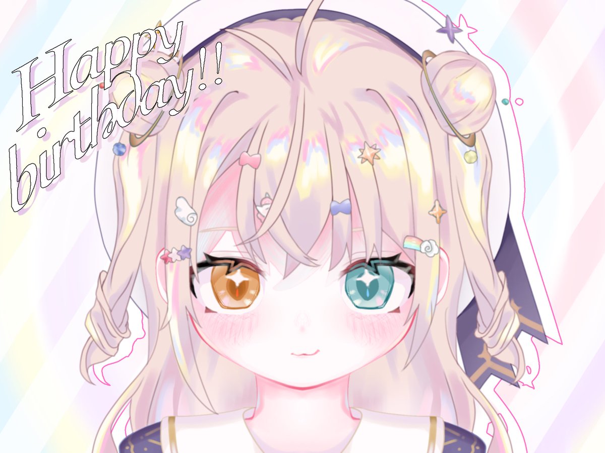 teketokoarukyo's tweet image. るきちゃんお誕生日おめでとうございます❕❕🎉💗🌟 #星宮星図