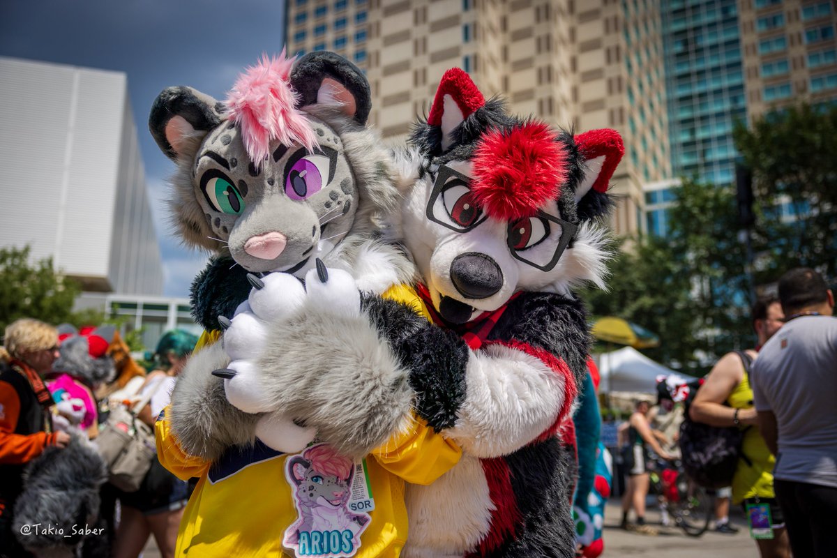 Hug your cat, especially for cat day 🥰

🐱: <a href="/AriosMows/">Arios ☕️</a>
📸: <a href="/Takio_Saber/">Takio 🔜 FE, FWA, AC</a> 
#FursuitFriday #FursuitsFriday