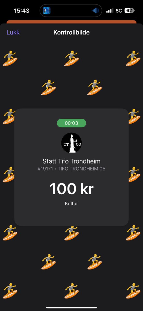 Vippsa 100, utfordre ingen, men oppfordre dem som har økonomi te å bidra te å bidra, uavhengig av beløp!
Heia Rosenborg