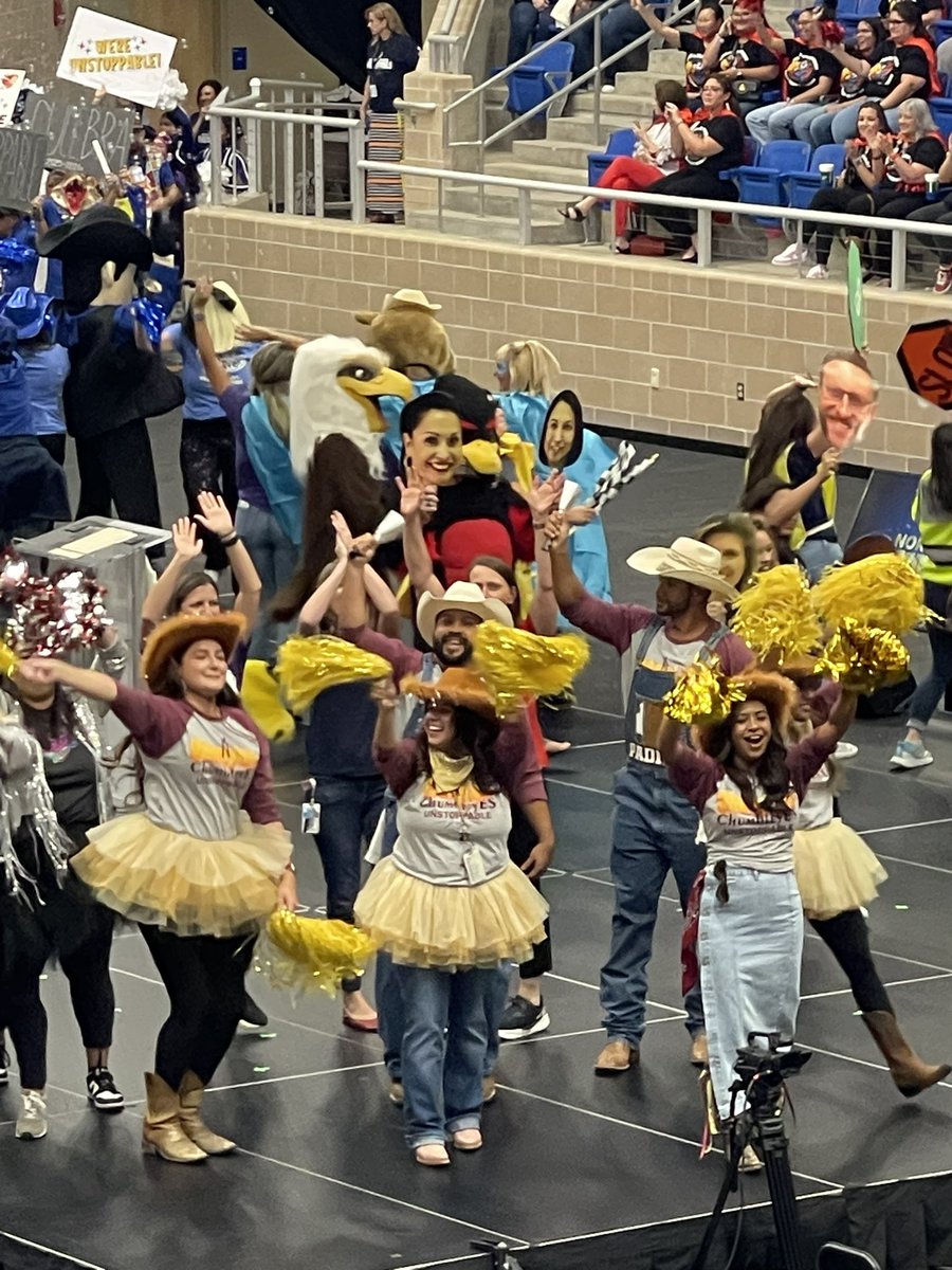 Chumbley Champions were in the house at Convocation!  So blessed to be with an AMAZING group of teachers &amp; staff!  Led by Mr. Day and Ms. Woods, true role models for all of the Chumbley community! <a href="/NISD/">Northside ISD</a>