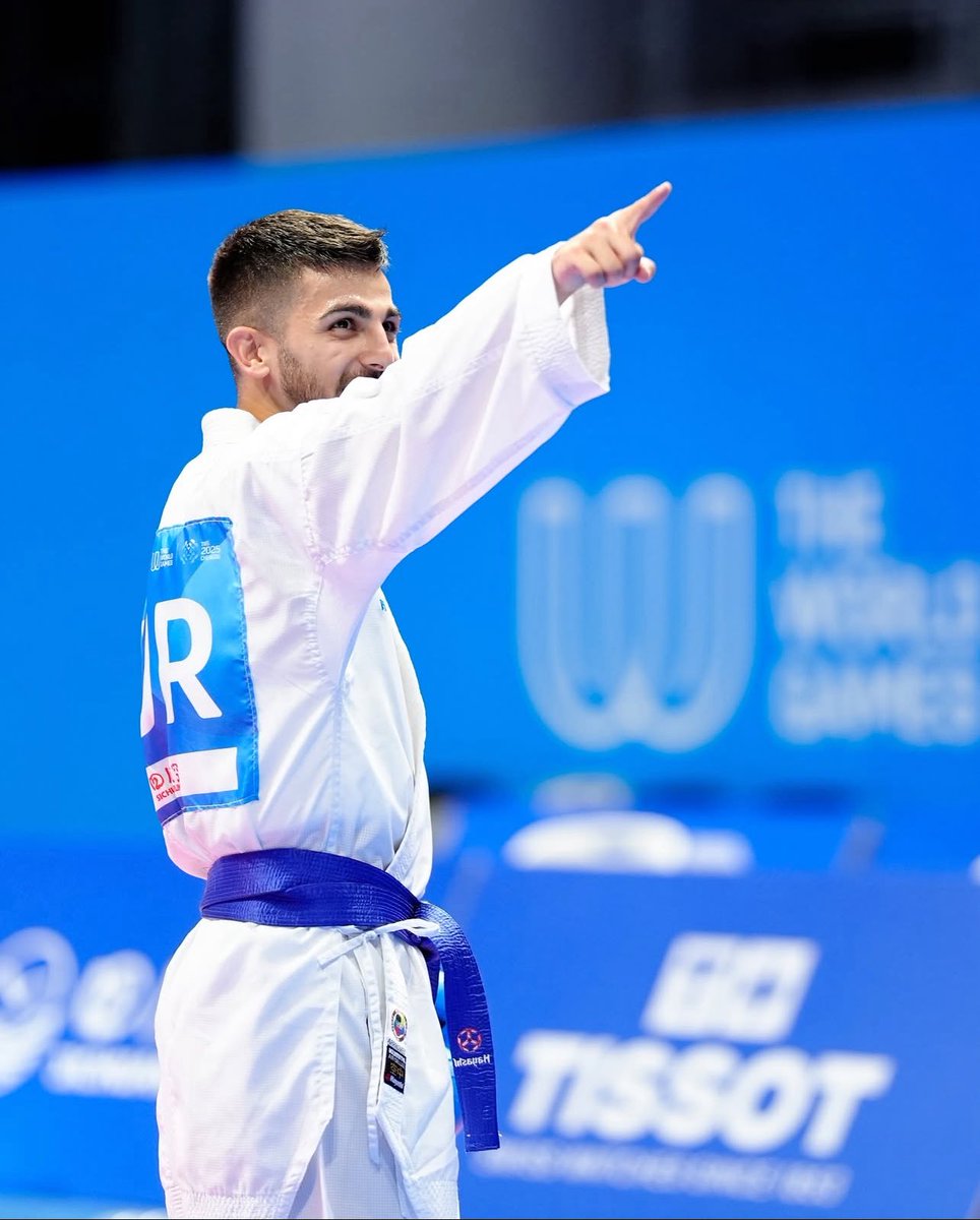 Eray Şamdan Dünya Şampiyonu 🥇

8-9 Ağustos 2025 tarihlerinde Çin’de düzenlenen Dünya Oyunlarında erkek kumite 60 kiloda milli sporcumuz Eray Şamdan altın madalyanın sahibi oldu. 🇹🇷🥋

Tebrikler Eray 🇹🇷💪🏼

#TürkiyeKarate #DünyaOyunları #AyyıldızlıRuh #MilliTakım #KarateTurkey