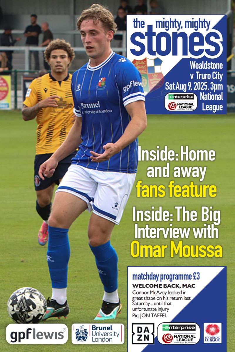 Mark Hyde (@markhyde13) on Twitter photo Yes we are back... Tomorrow's <a href="/WealdstoneFC/">Wealdstone FC</a> v <a href="/TCFC_Official/">Truro (C)ity FC</a> Programme cover. Please buy one Yes we are back... Tomorrow's <a href="/WealdstoneFC/">Wealdstone FC</a> v <a href="/TCFC_Official/">Truro (C)ity FC</a> Programme cover. Please buy one