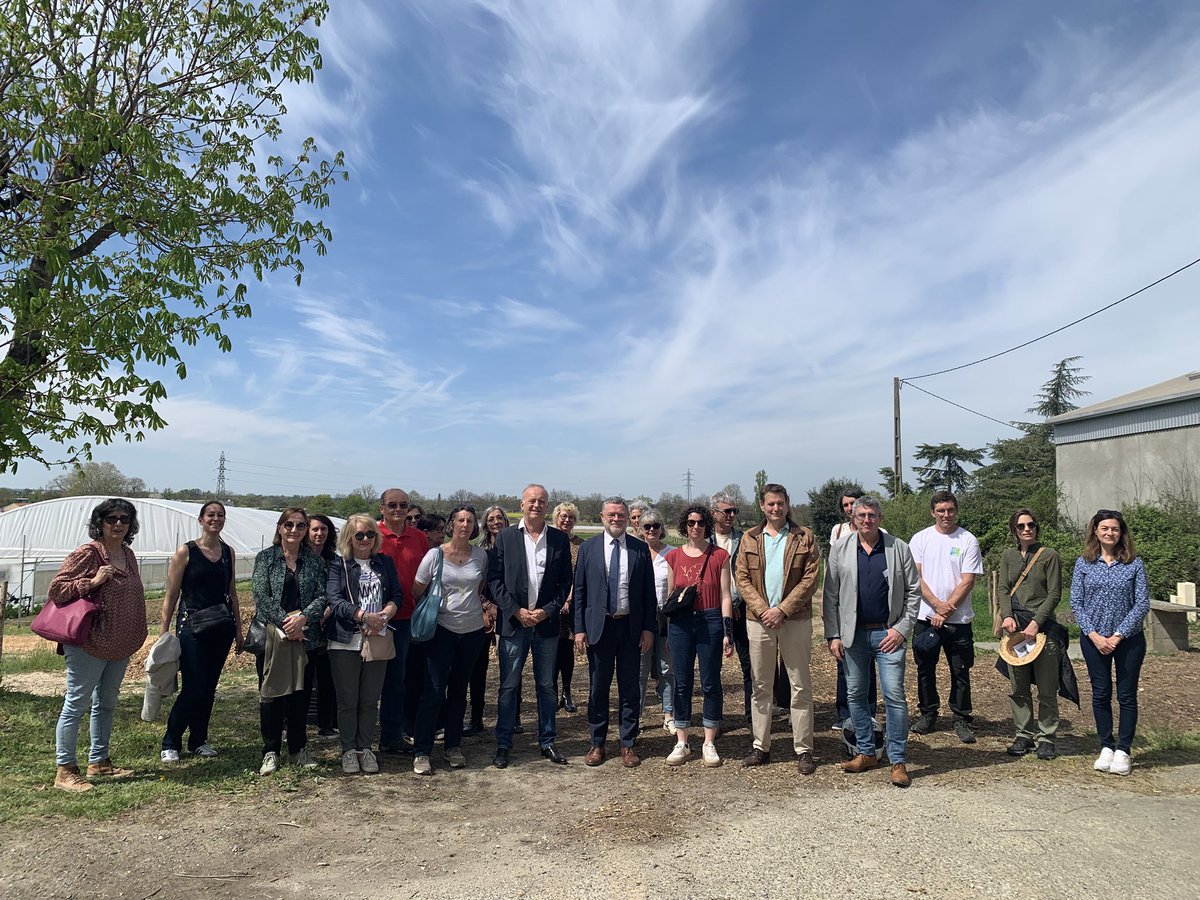 Dans le cadre de notre politique agricole et alimentaire 14 communes acoompagnées individuellement vers moins de gaspillage et + de bio.Comme ici la commune de l’Union qui a pu mener à bien son projet grâce au soutien financier et d’ingénierie de la métropole.