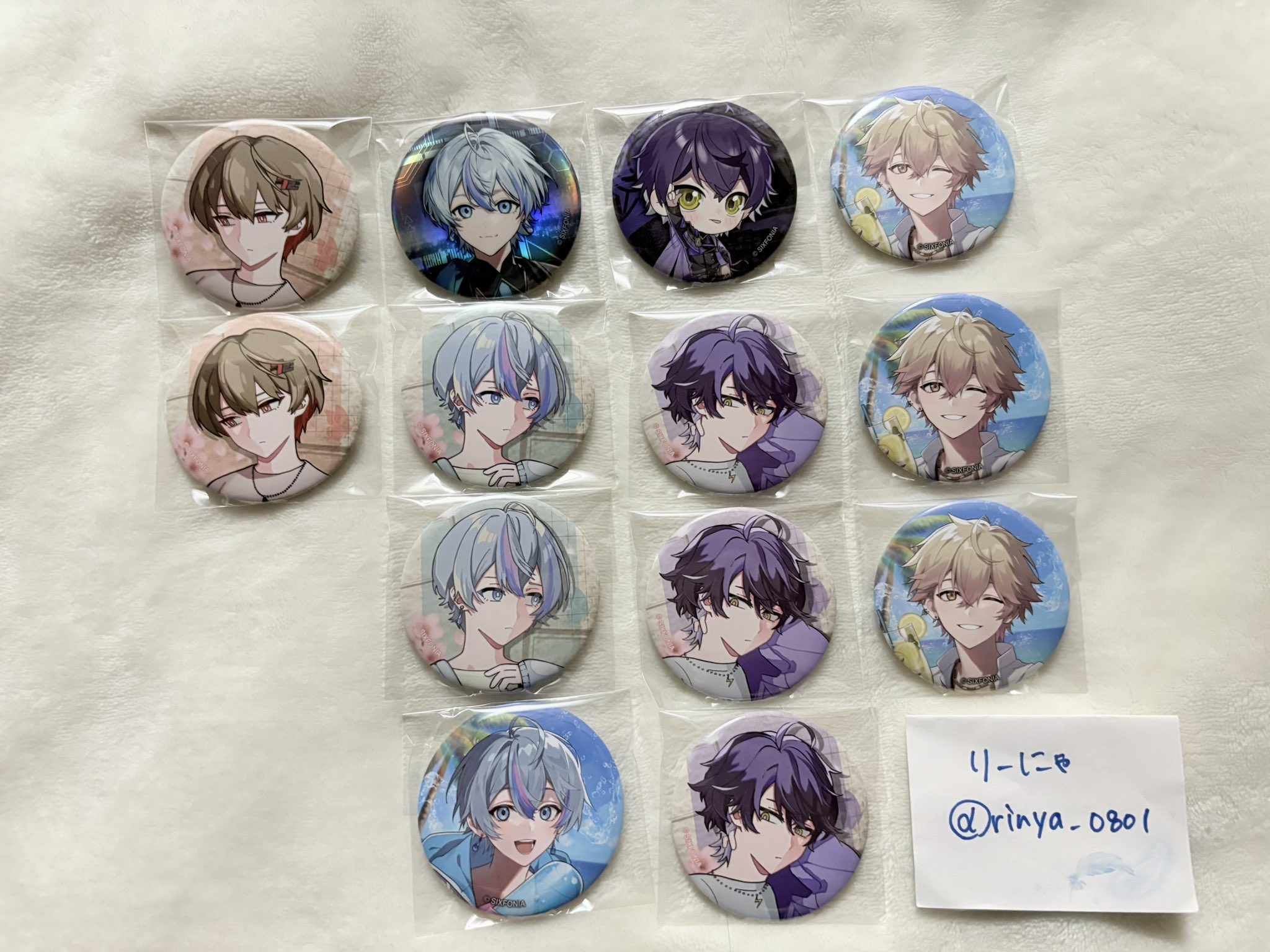 【天@コメント•購入前にプロフ確認必須】うるみや 缶バッジ 17点 りーにゃ🎼❤️ིྀ on X: 