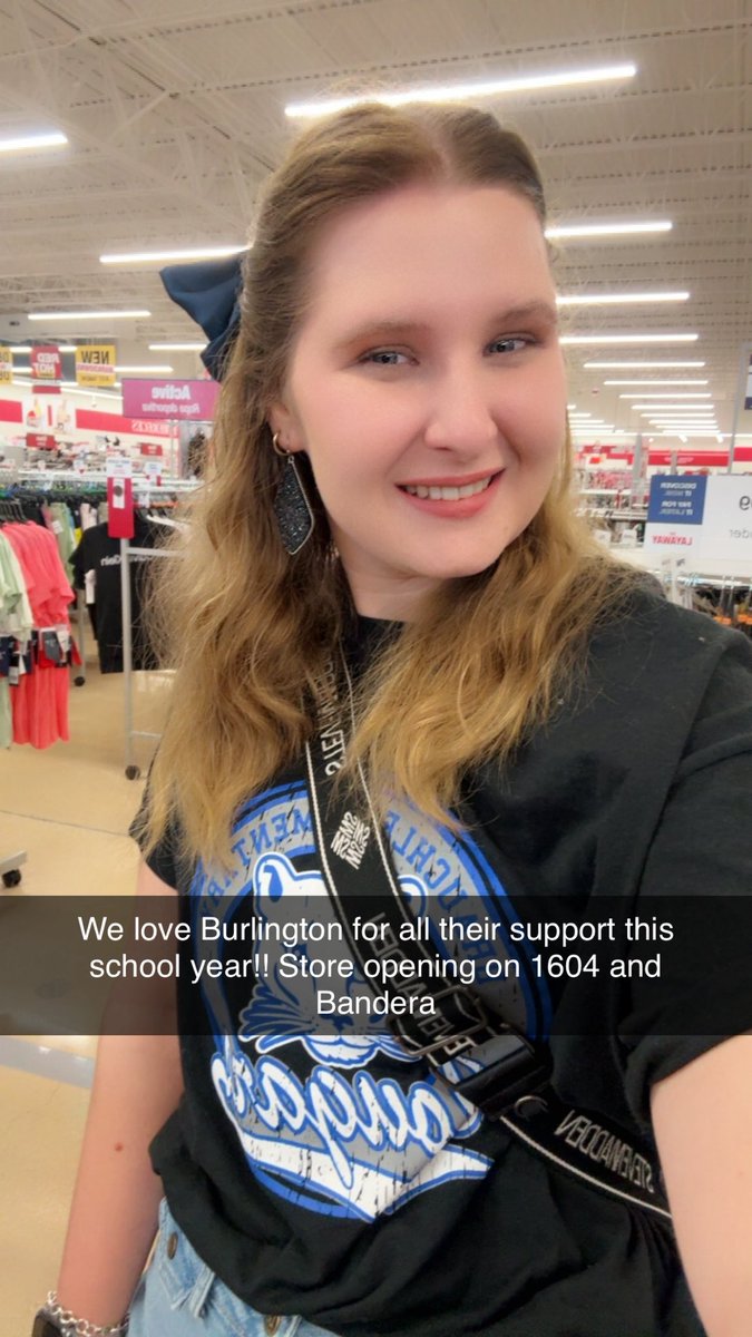 Patricia Clardy (@msclardy) on Twitter photo Could not be more thankful to <a href="/Burlington/">Burlington</a> for their support to <a href="/NISDBRAUCHLE/">Cougar Pride</a> this school year and letting us help them open their new store on 1604 and Bandera🥰🥰🥰 Could not be more thankful to <a href="/Burlington/">Burlington</a> for their support to <a href="/NISDBRAUCHLE/">Cougar Pride</a> this school year and letting us help them open their new store on 1604 and Bandera🥰🥰🥰