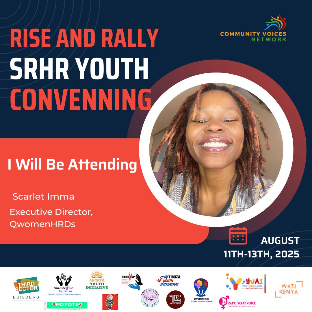We are demanding for access! 
Access to youth friendly services that encompasses all people in all diversities. 
#riseandrally
#communityvoices
<a href="/SautiZetu254/">Community Voices Network</a>