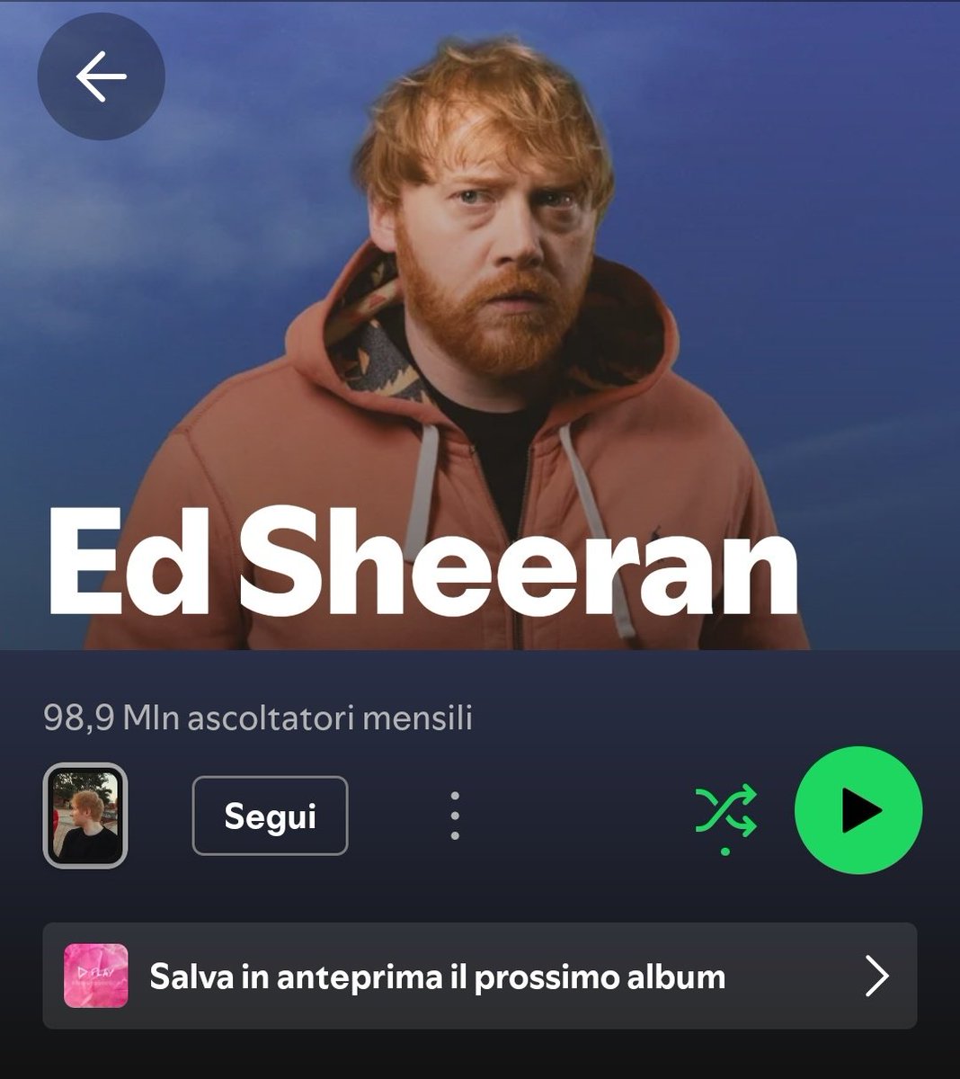 ti prego Ed ho riso a voce altissima