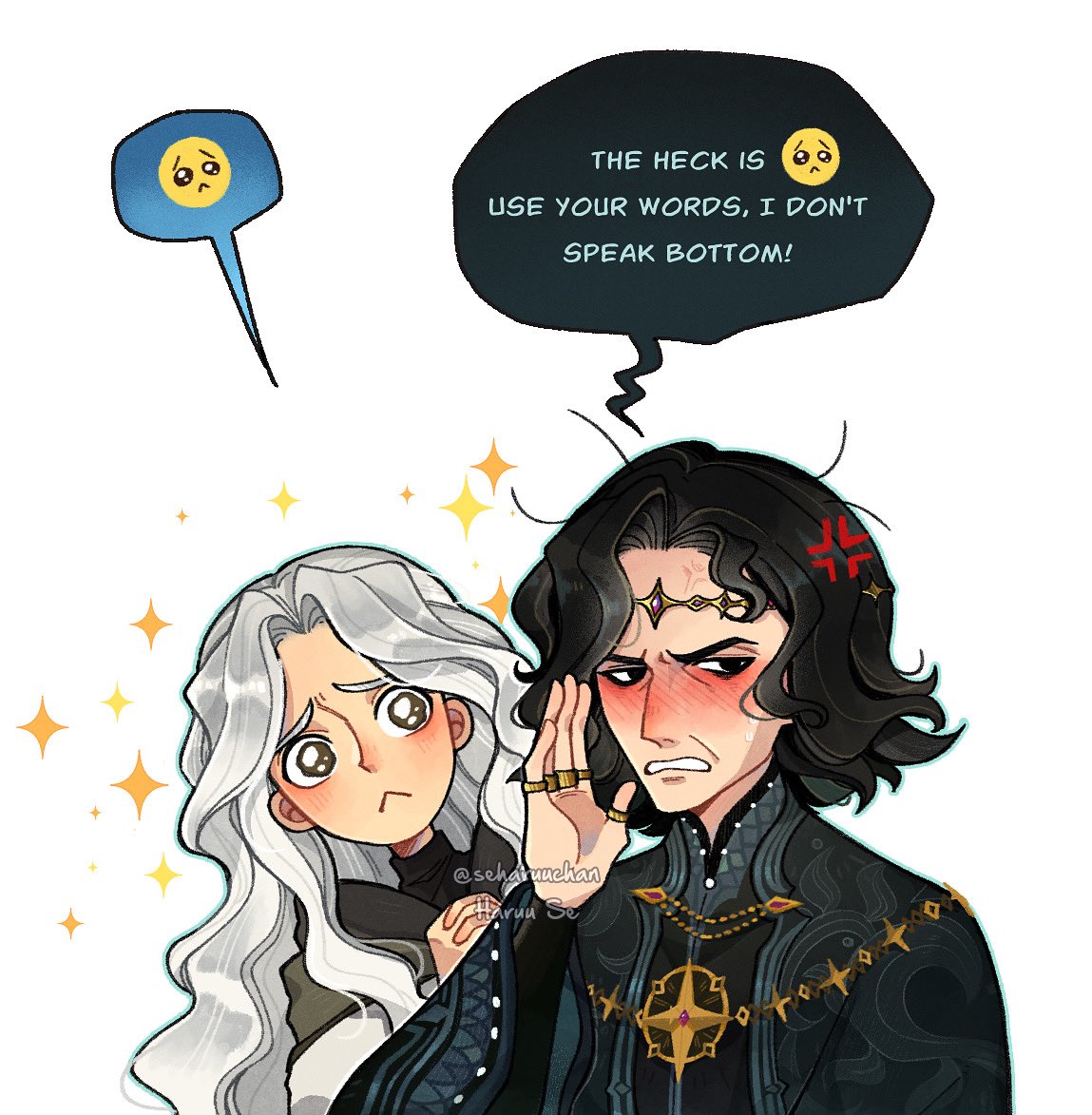 Seharuuchan's tweet photo. Merlin x Cyran ^q^

#AFKJourney https://t.co/CTrJfGNSj8