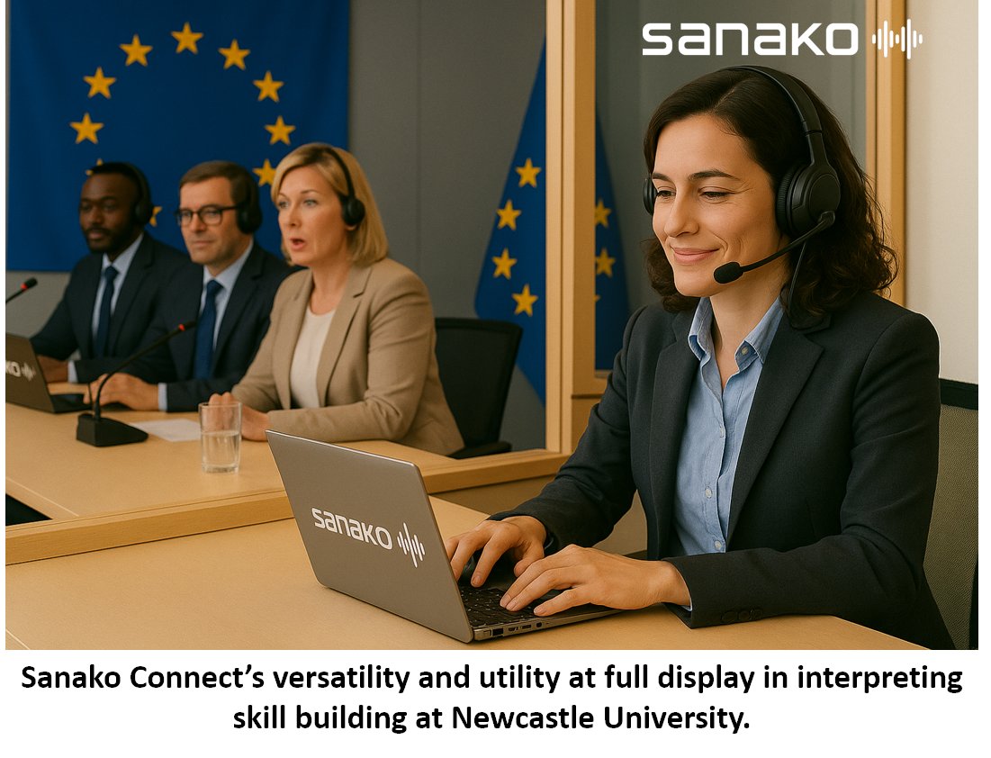 Interpreting training can be fun &amp; effective with the right tool. Newcastle university have embraced the latest online interpreting technology from Sanako UK.
sanako.co.uk/News/Interpret…
<a href="/SanakoOy/">Sanako</a> <a href="/David_Sanako/">David Binns</a> <a href="/wendyadeniji/">Wendy Adeniji</a> <a href="/AULC_Languages/">AULC</a> <a href="/ALL4language/">ALL Languages</a> <a href="/scottishcilt/">SCILT</a> <a href="/ismla_uk/">ISMLA</a>