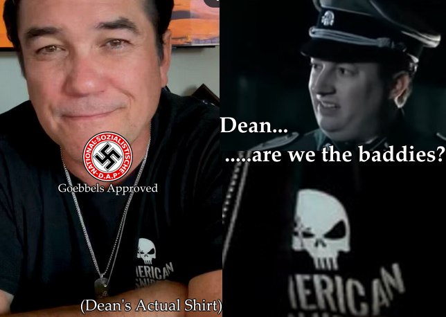 Hey <a href="/RealDeanCain/">Dean Cain</a>, Goebbels is proud!