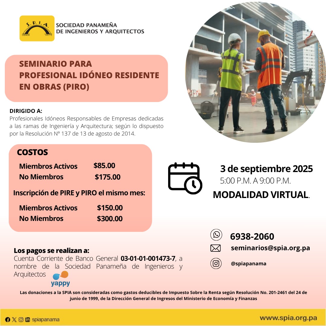 🎓✨ ¡Ya están abiertas las inscripciones al seminario PIRE y PIRO!
🔍 Conecta, aprende y potencia tu perfil profesional.
📅 ¡Cupo limitado! No te quedes fuera.
📲 Inscríbete ahora y sé parte de esta experiencia única.
#SeminarioPIREPIRO #InscripcionesAbiertas