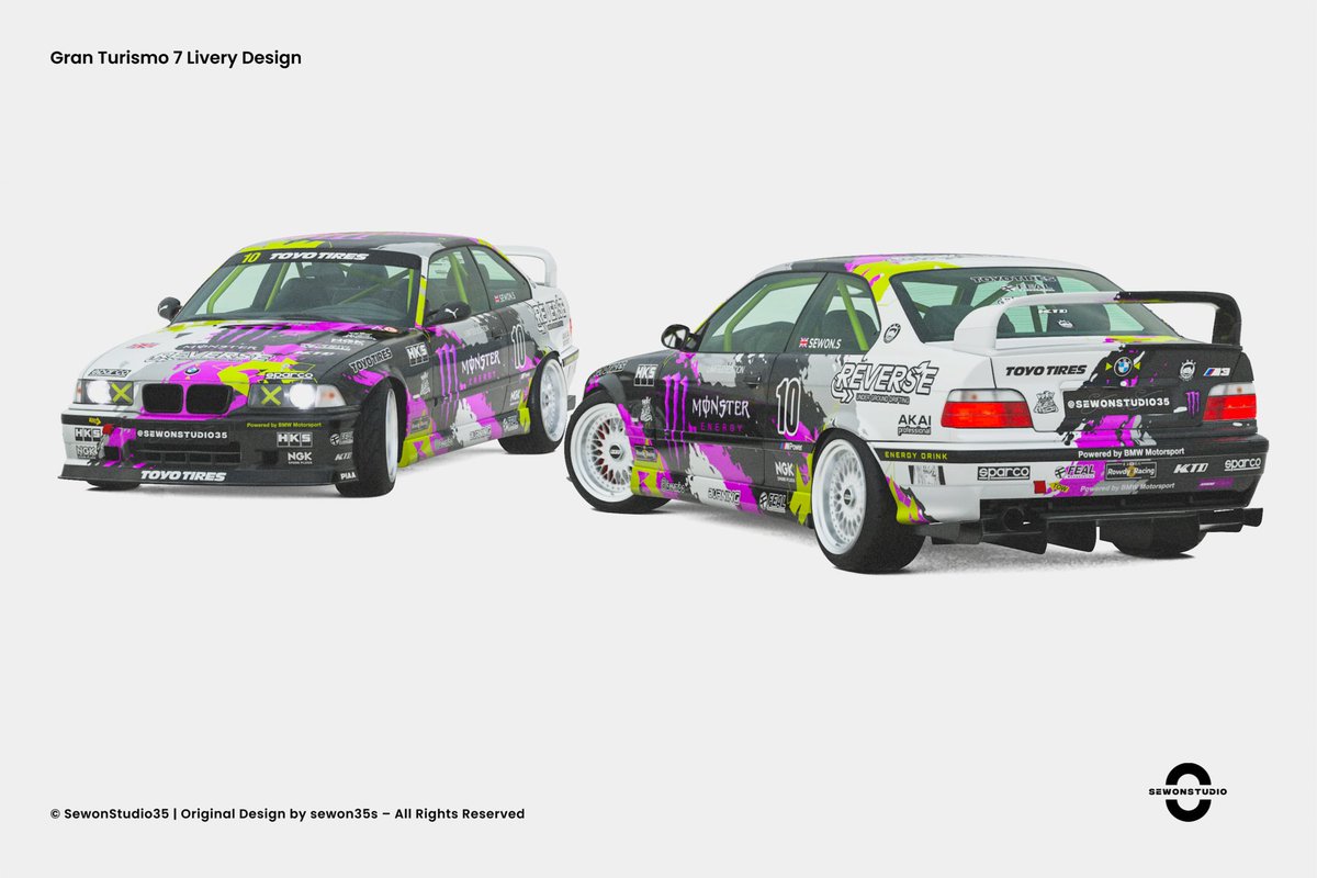 BMW M3 E36 – Monster Energy Drift Concept.

Brand:  <a href="/MonsterEnergy/">Monster Energy</a> 
Game: Gran Turismo 

Tags 
#gt7 #GT7 #GT7Livery #PS5 #GraphicDesigner #Motorsport #GranTurismo #ps5 #racing #Racingcars