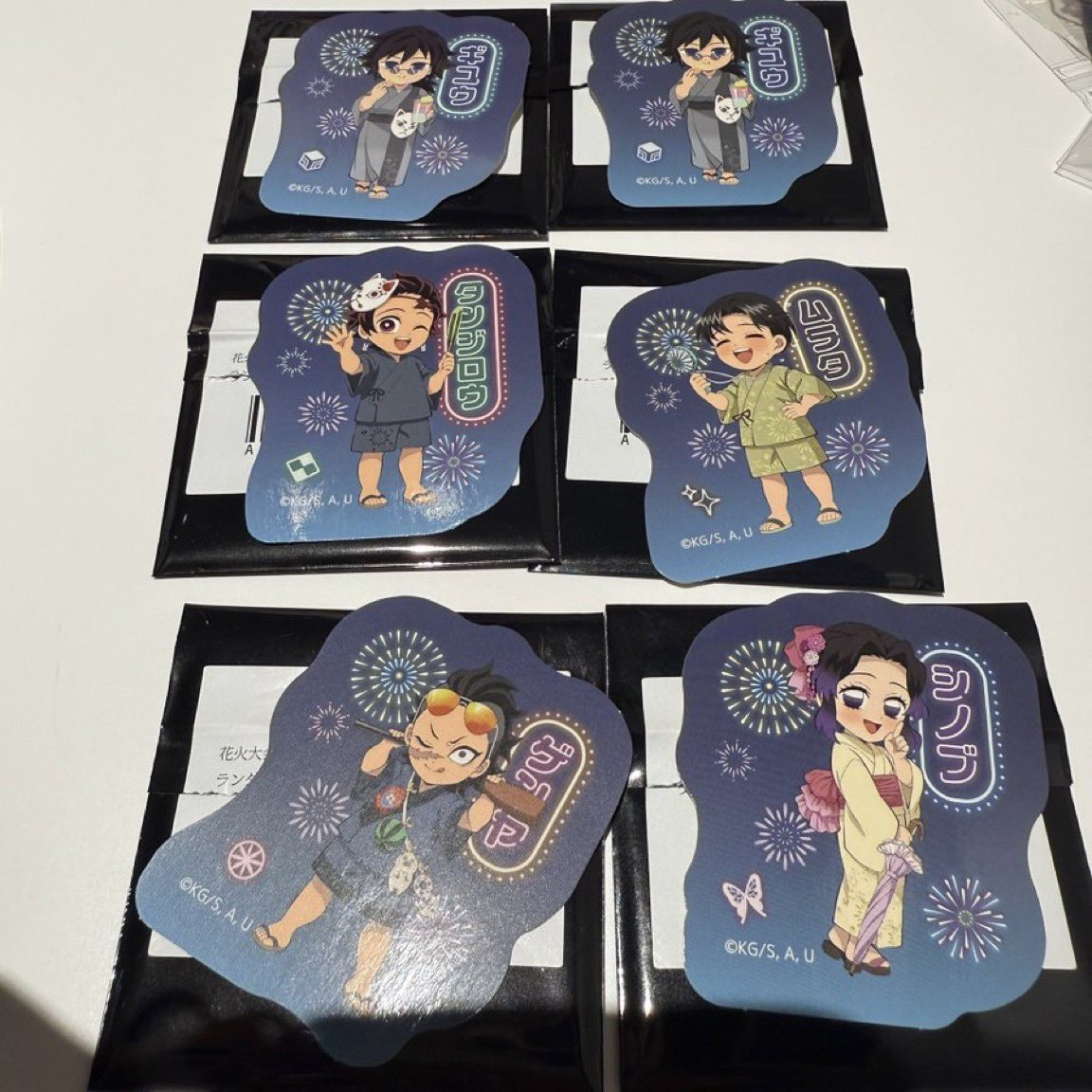 【譲渡】鬼滅の刃 花火大会2025 後期
ステッカー

譲︙★義勇 炭治郎 村田 玄弥 しのぶ

求︙定価+送料

★は無印2点含むお取引
池袋手渡し、郵送も可能です。
検索からでもお声掛けください。