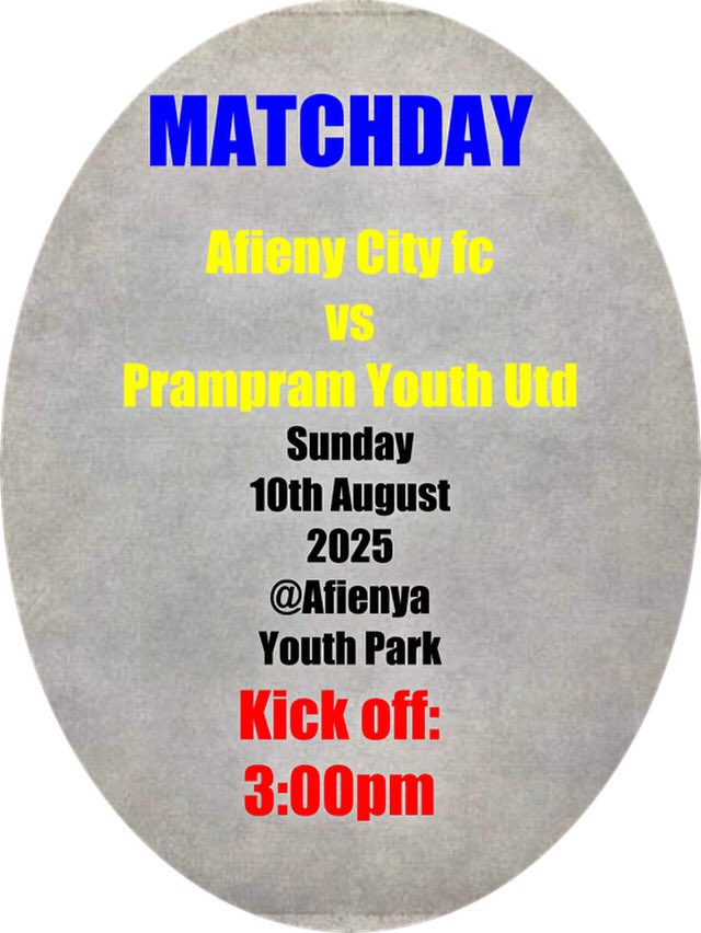 afienyacityfc's tweet image. Be there!!