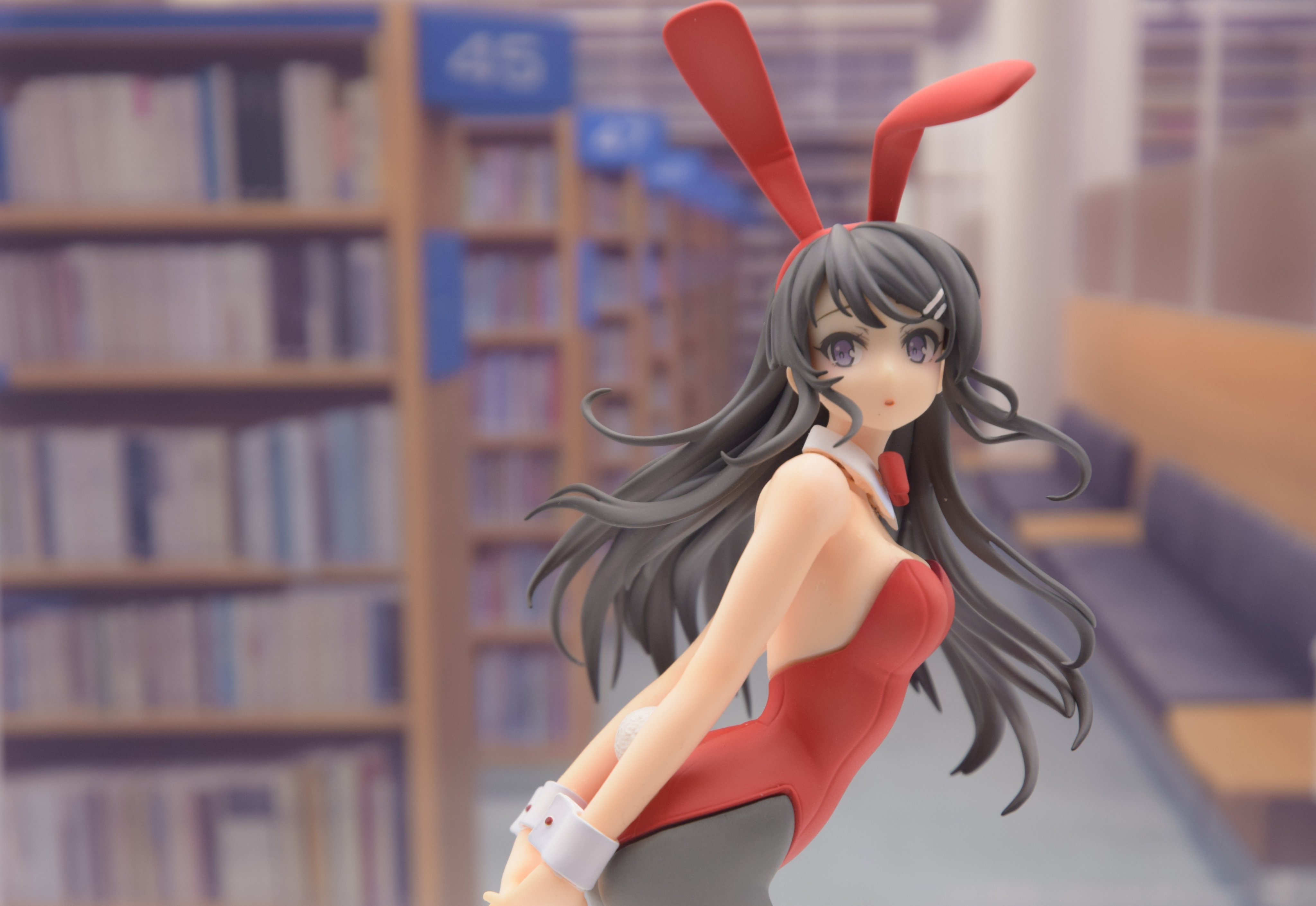 美少女ゲーム クッションカバー・ブランケット 青髪ポニーテール 新品未開封 青春ブタ野郎はバニーガール先輩の夢を見ない ANiGRAPHキー