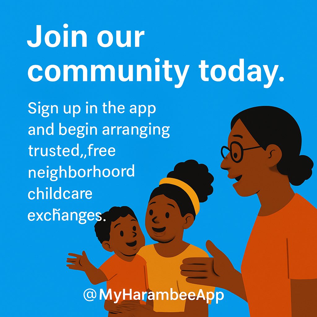 MyHarambeeApp's tweet image. It’s not always easy asking for help — but with Harambee, you don’t have to.
We’re creating safe, verified spaces where parents support each other with free childcare.
🤝 Community-based.
✅ DBS-verified.
💜 100% built on trust.
#MyHarambee #ChildcareHelp #ParentingTogether