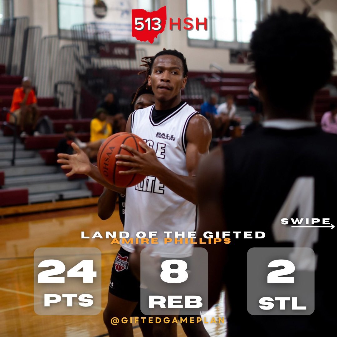 Here are some eye catchers from week one of Land of The Gifted 
Antonio White 26’ Deer Park G
Montez Crutchfield 26’ Oyler F
Chris Washington Jr. 27’ Aiken G
Amir Phillips 27’ Princeton G