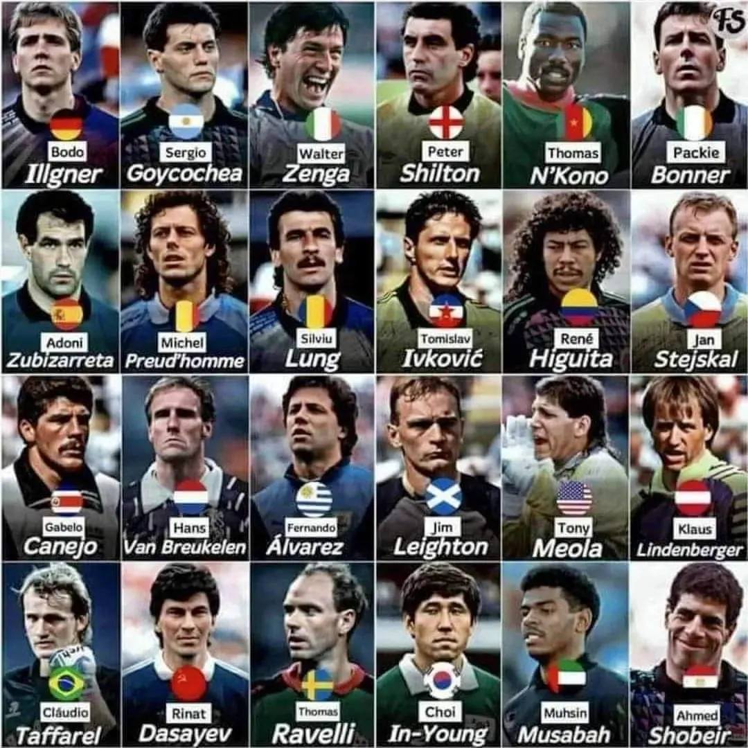 Pick your favourite Italia '90 Goalkeeper 👇