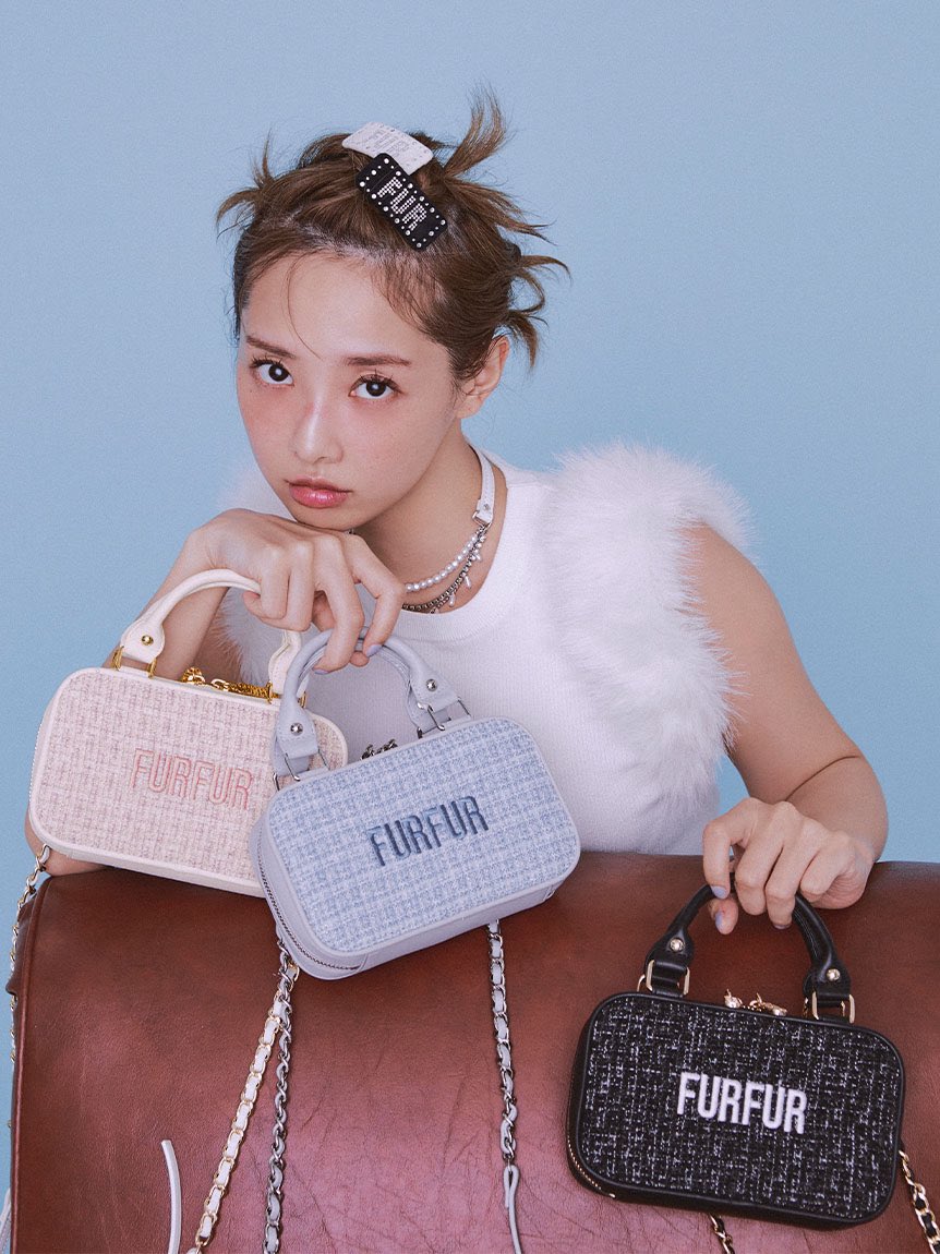 fur fur - furfur ノベルティ　バッグ オフィシャルサイト限定カラー】エコファートートバッグ(バッグ