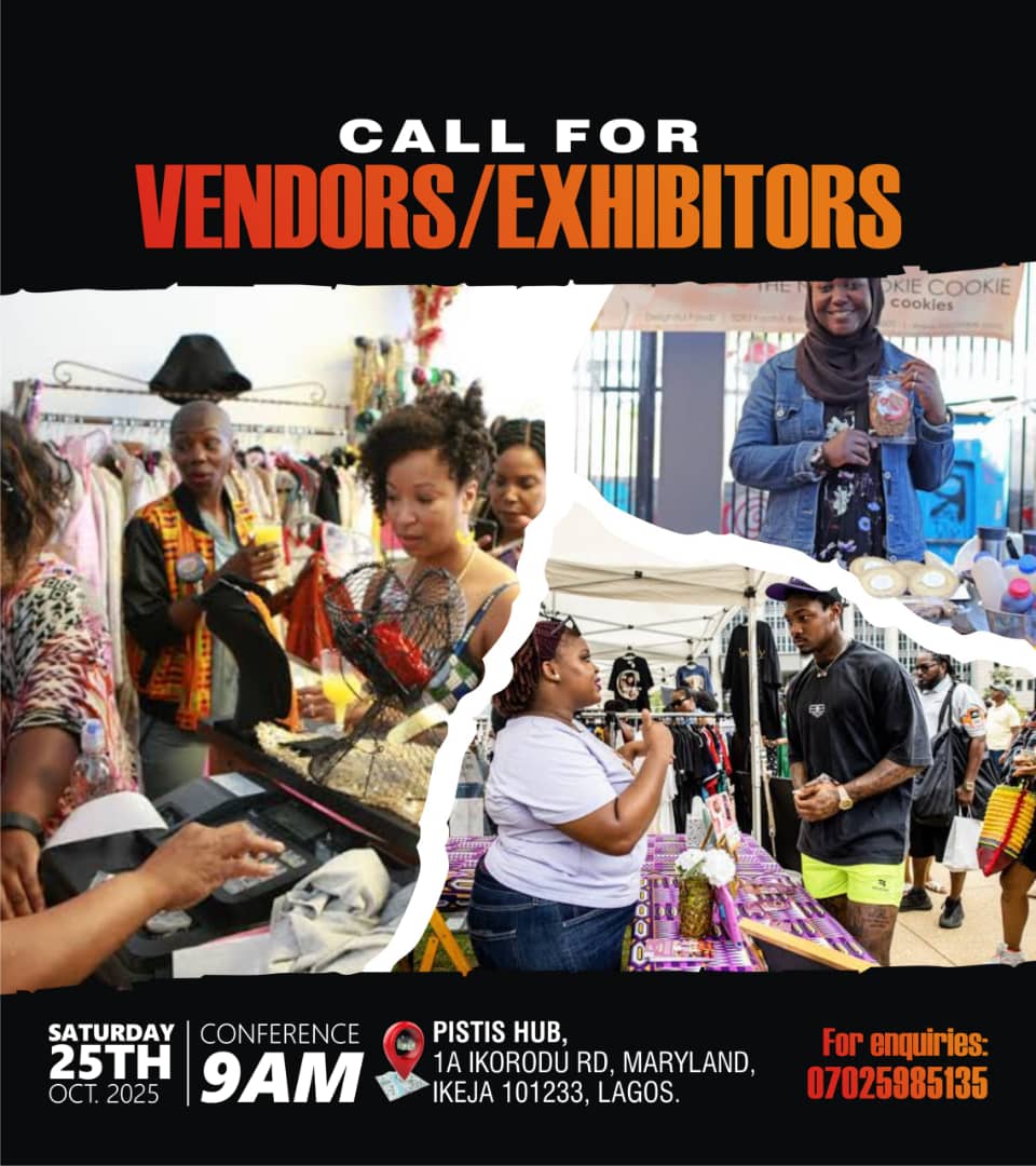 johnmacspeaks's tweet image. 🚨 Vendor Call! 🚨

Got a business or brand?

Showcase at Africa Future Leadership Conference &amp;amp; Awards 2025!

📅 Oct 25

📍 Pistis Hub, Maryland Lagos

🎪 Limited booths!

📞 +2347025985135

Come showcase. Come shine. Come lead the future.

#aflc2025 #VendorCall