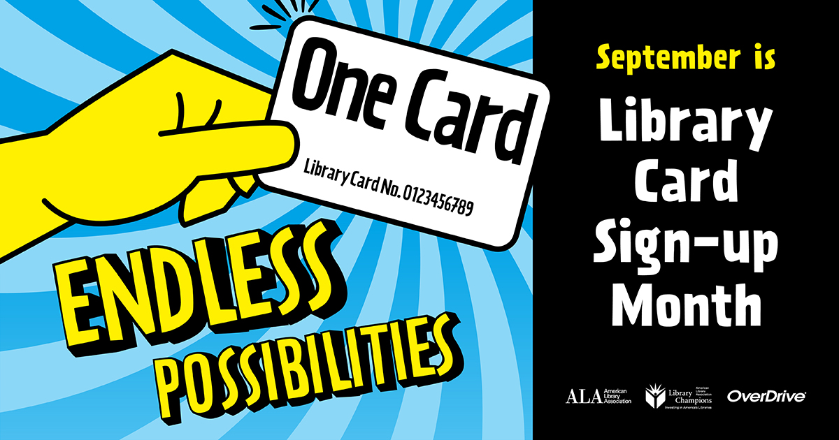 TechLogicCorp's tweet image. It's Library Card Sign-Up Month! 🎉
With a library card, you can do more than check out books. Today’s libraries connect communities to information, inspiration, and each other.
ala.org/conferenceseve…