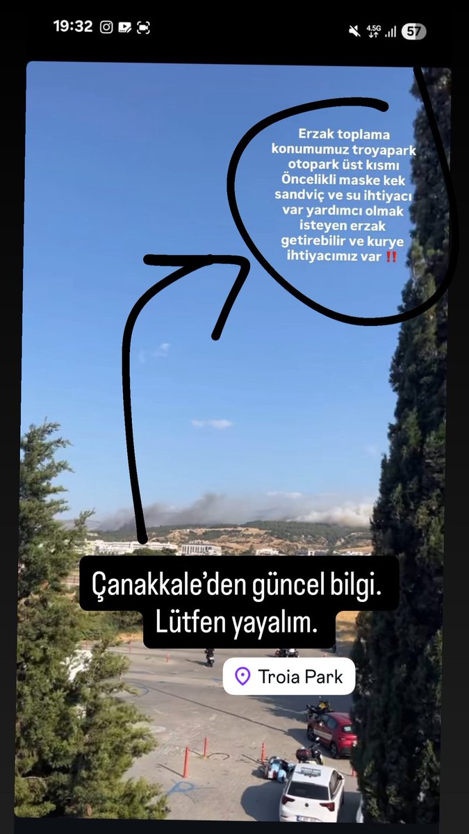 #canakkaleyanıyor #canakkalemerkez #yangın